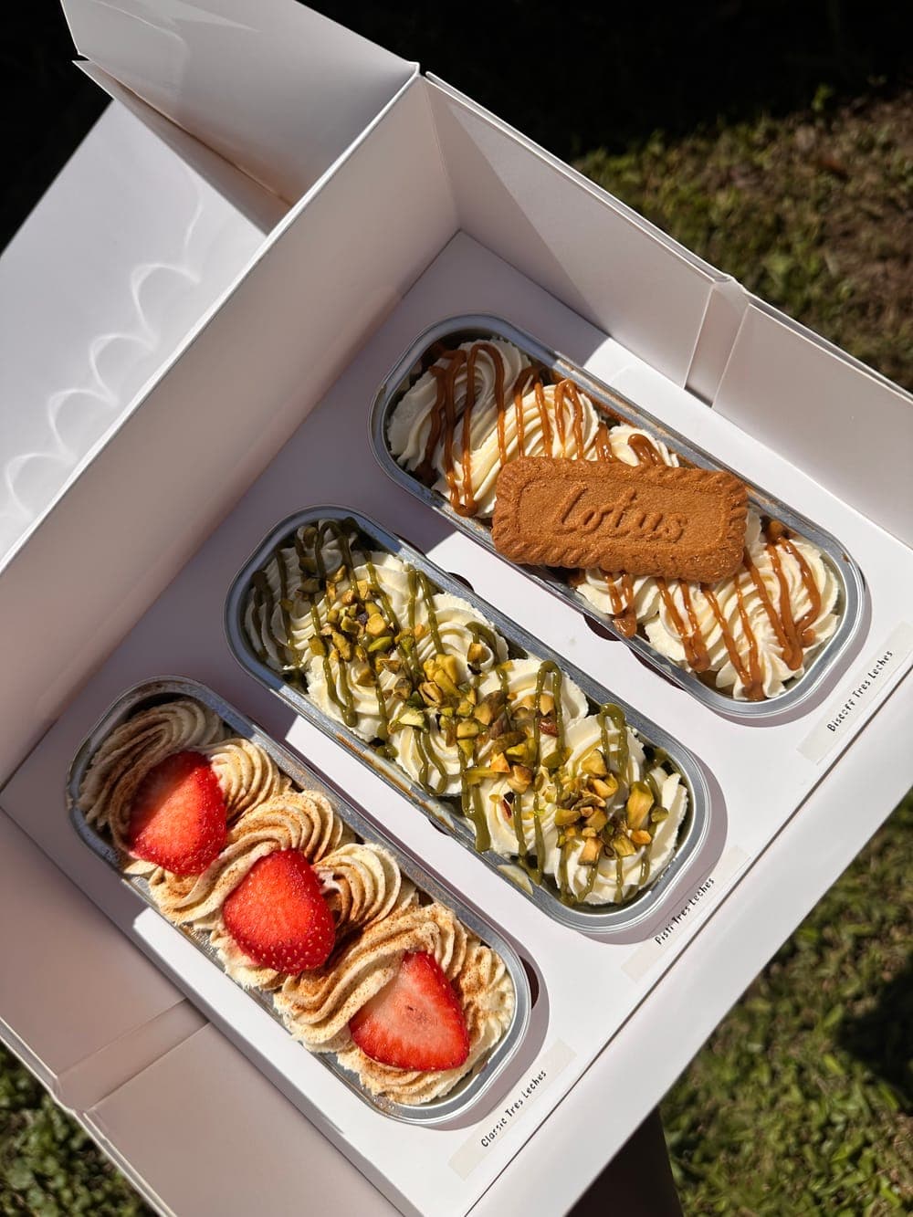 Tres Leches Treat Box · Sibra Bakes
